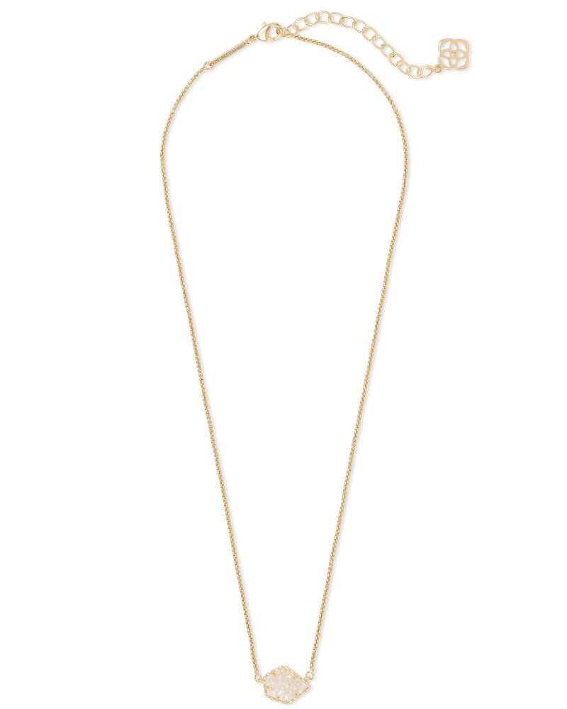 Kendra Scott قلادة كندرا سكوت تيس للنساء، مجوهرات عصرية، مطلية بالذهب، دروزي متلألئ - Image 2